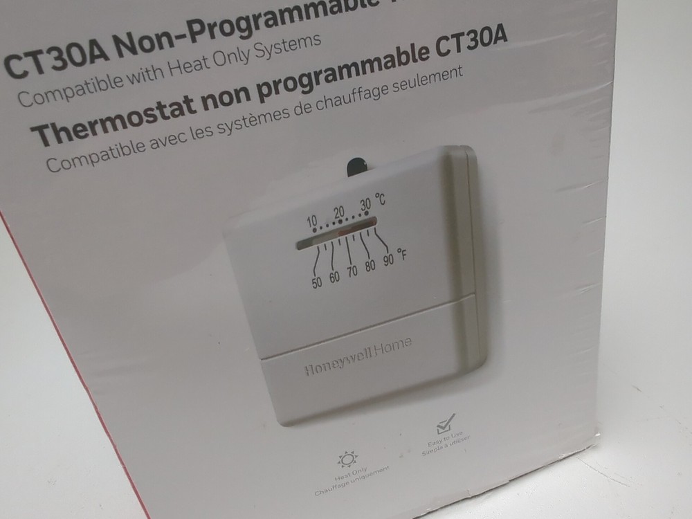 Honeywell Home Non Programmable Basic Thermostat Control Heat READ