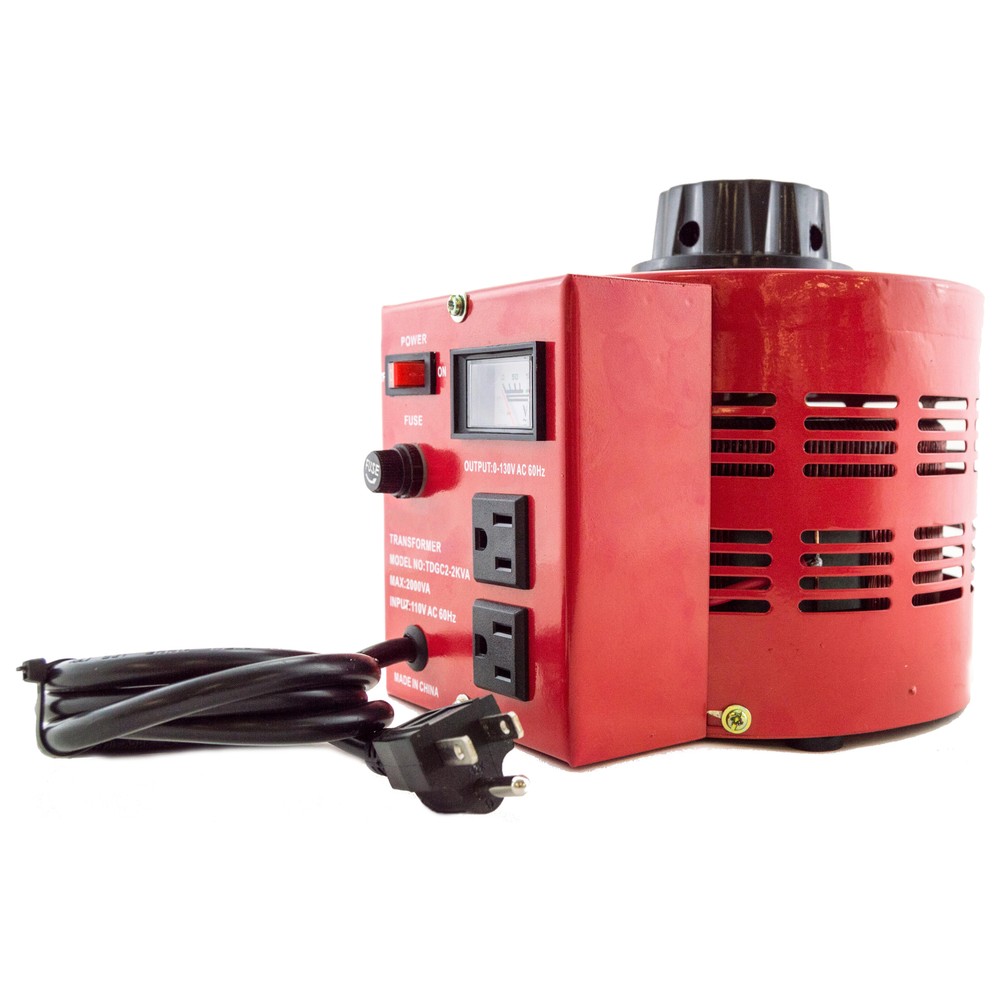 20 Amp Variable Transformer, 2000va Max, 0~130 Volt Output