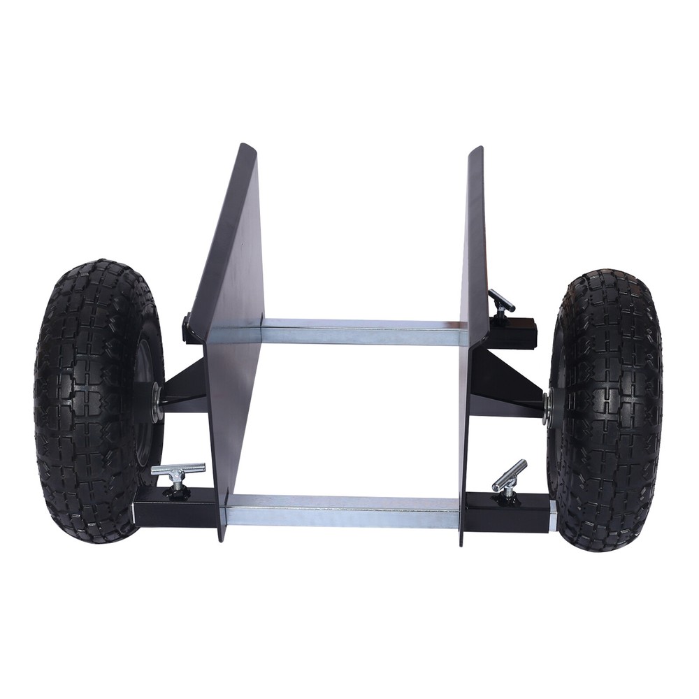 Heavy Duty Panel Dolly Adjustable Panel Dolly Pneumatic Wheels 600lb Capacity