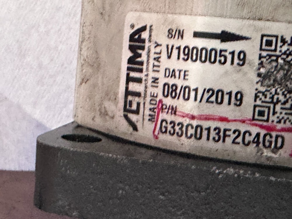 Settima G33C013F2C4GD Hydraulic Motor