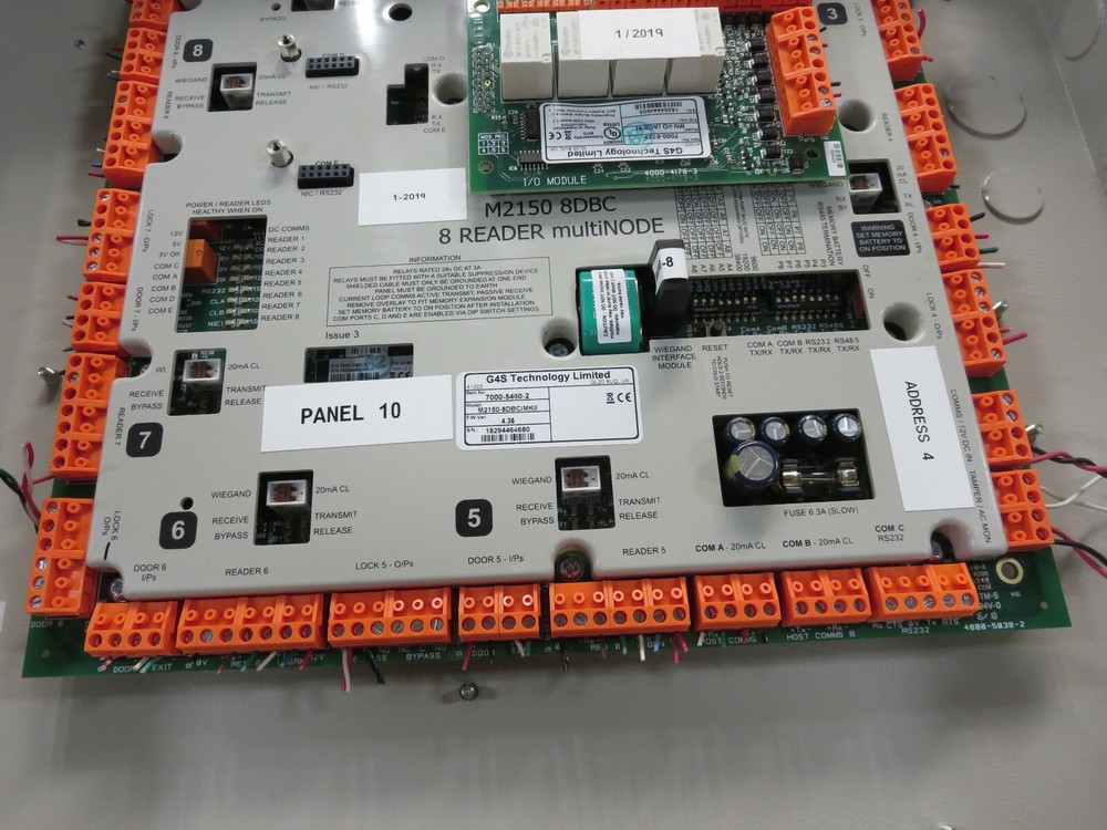 Group 4 Technology, 7000-5460-2 & 7000-5478, Door Controller/Reader,With Cabinet