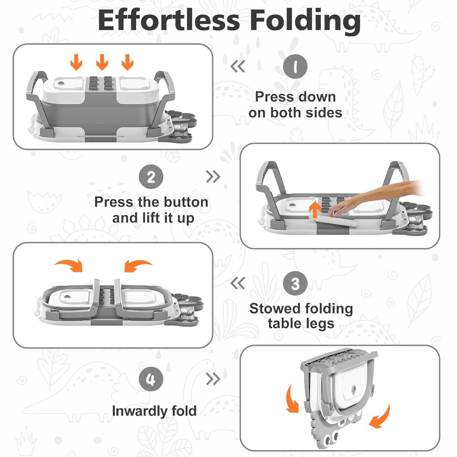 Bañera plegable para bebé, con cojín suave y termómetro en tiempo real, ideal pa