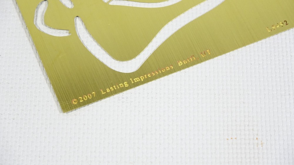 Bell - Lasting Impressions Embossing Stencil Template L9492 - 2007