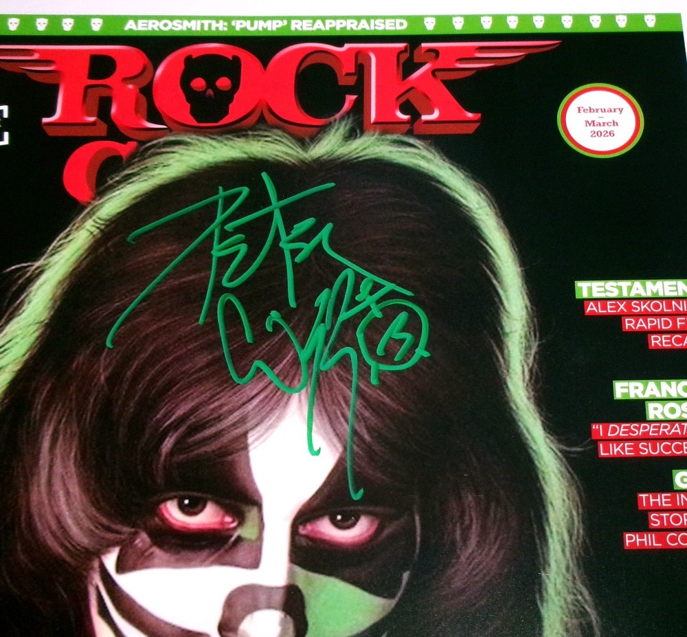 Peter Criss SIGNED Rock Candy Magazine JSA CERT Feb/Mar Issue