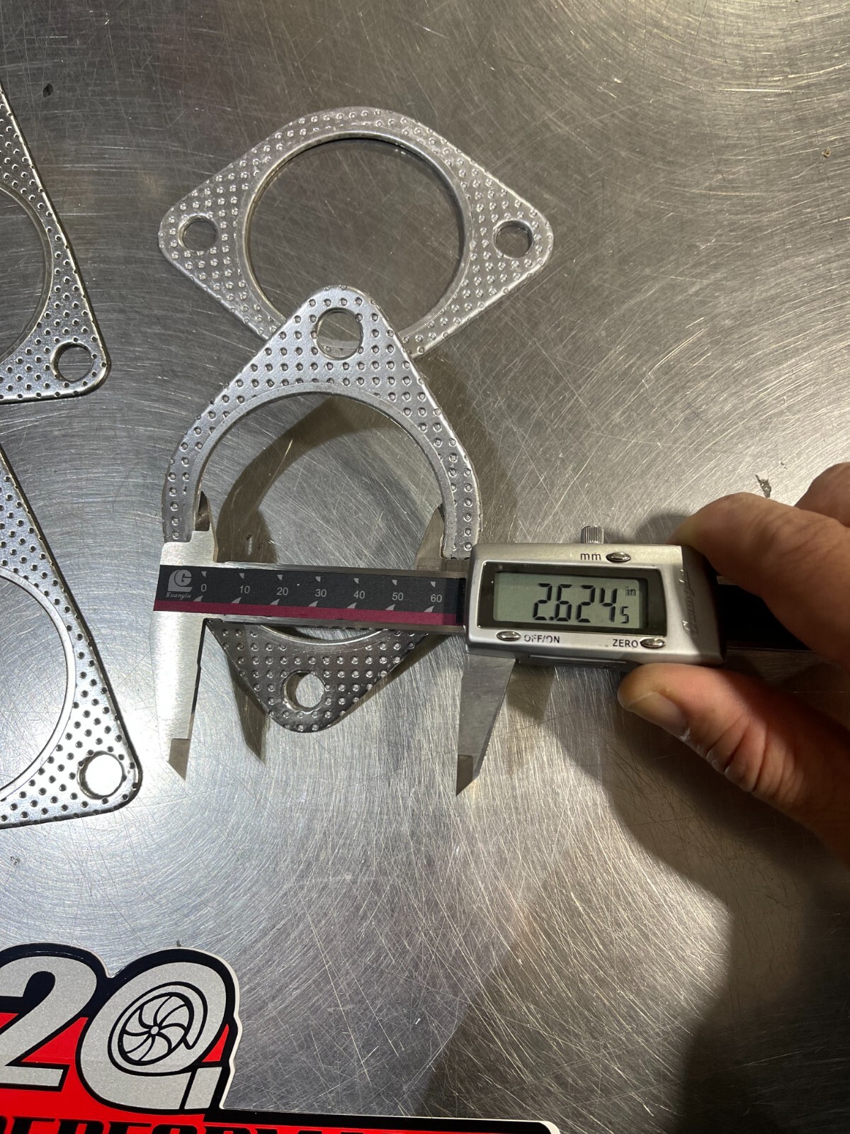 1320 G37 370Z catalytic converter gaskets - HR engine with hardware O ringed