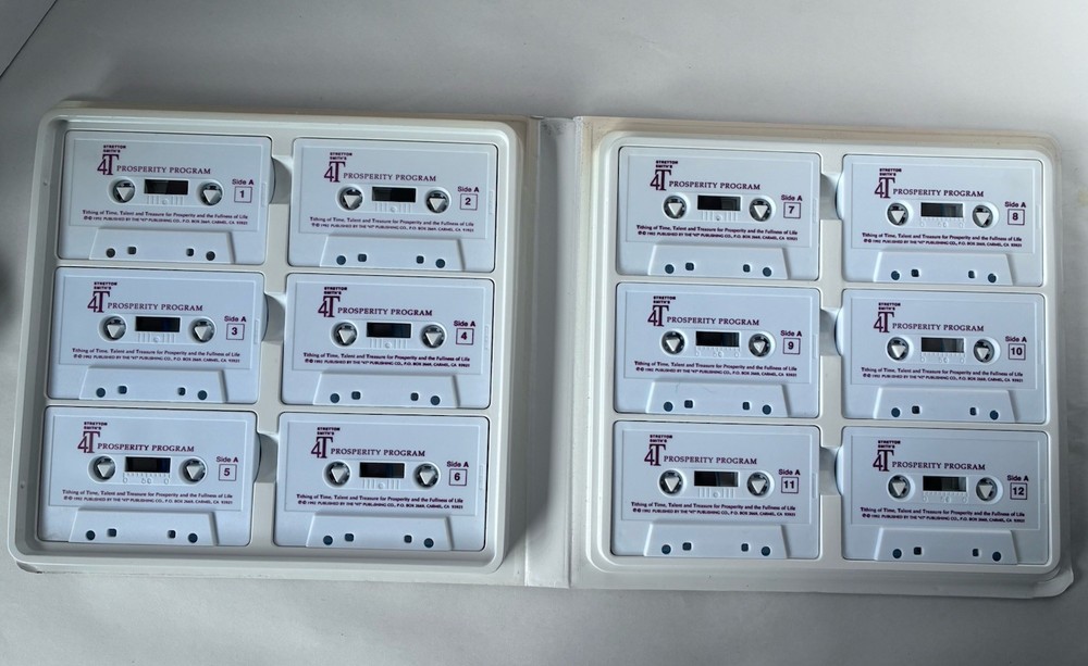 1992 Stretton Smith's 4T Prosperity Program 12 Cassettes w/Case