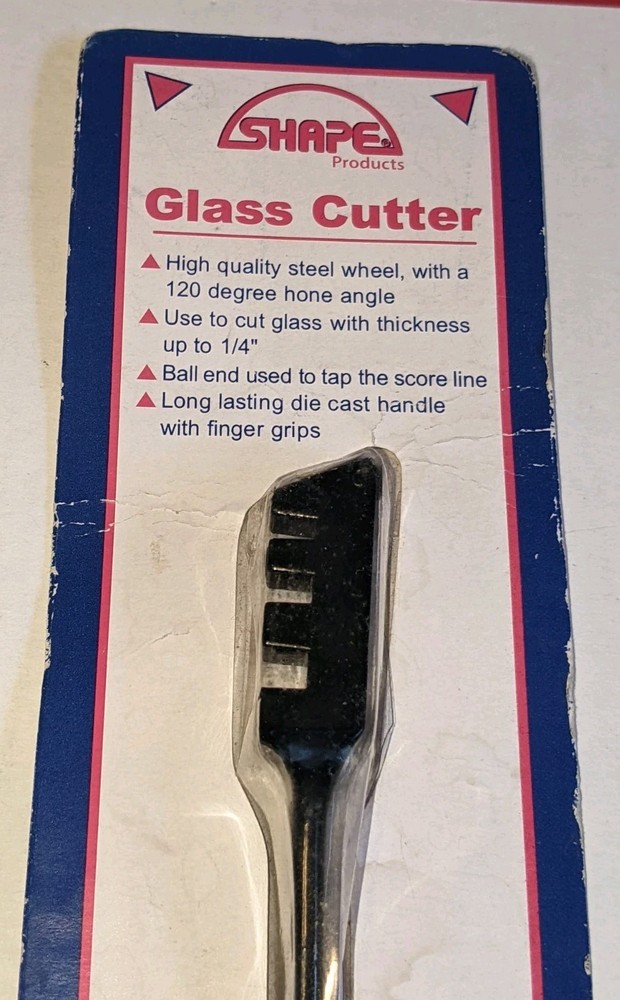 1/4" Glass Cutter Tool, Picture Frames, Windows, TableTops, Crafts, Mirrors