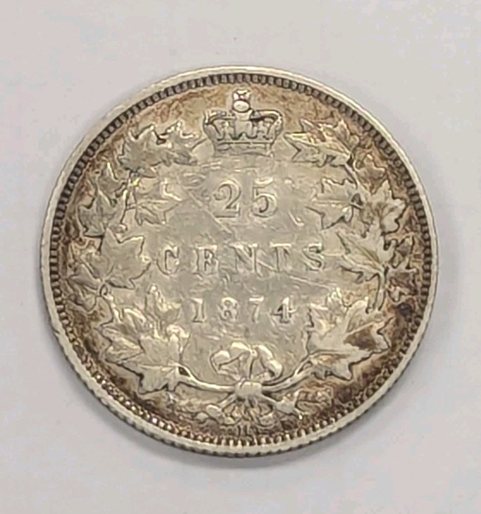 1874 H- Canada 25 Cent - #T170