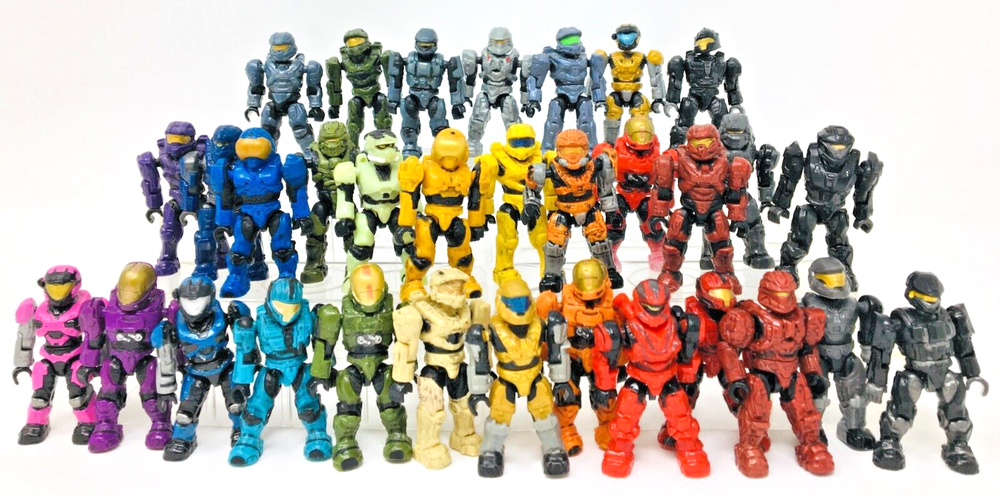 Halo Mega Bloks Spartan Action Figures