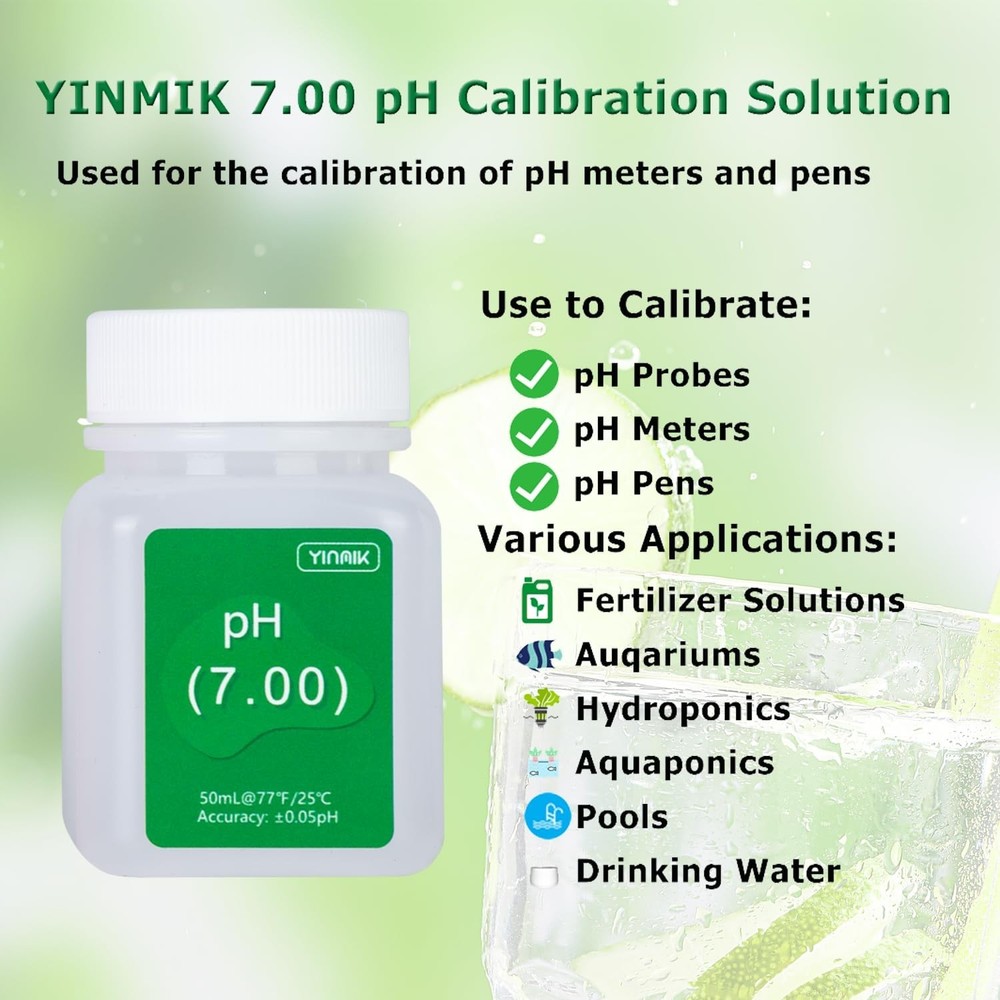 Essential pH Calibration Kit: 3 Color-Coded Buffers & Electrode Storage Kit