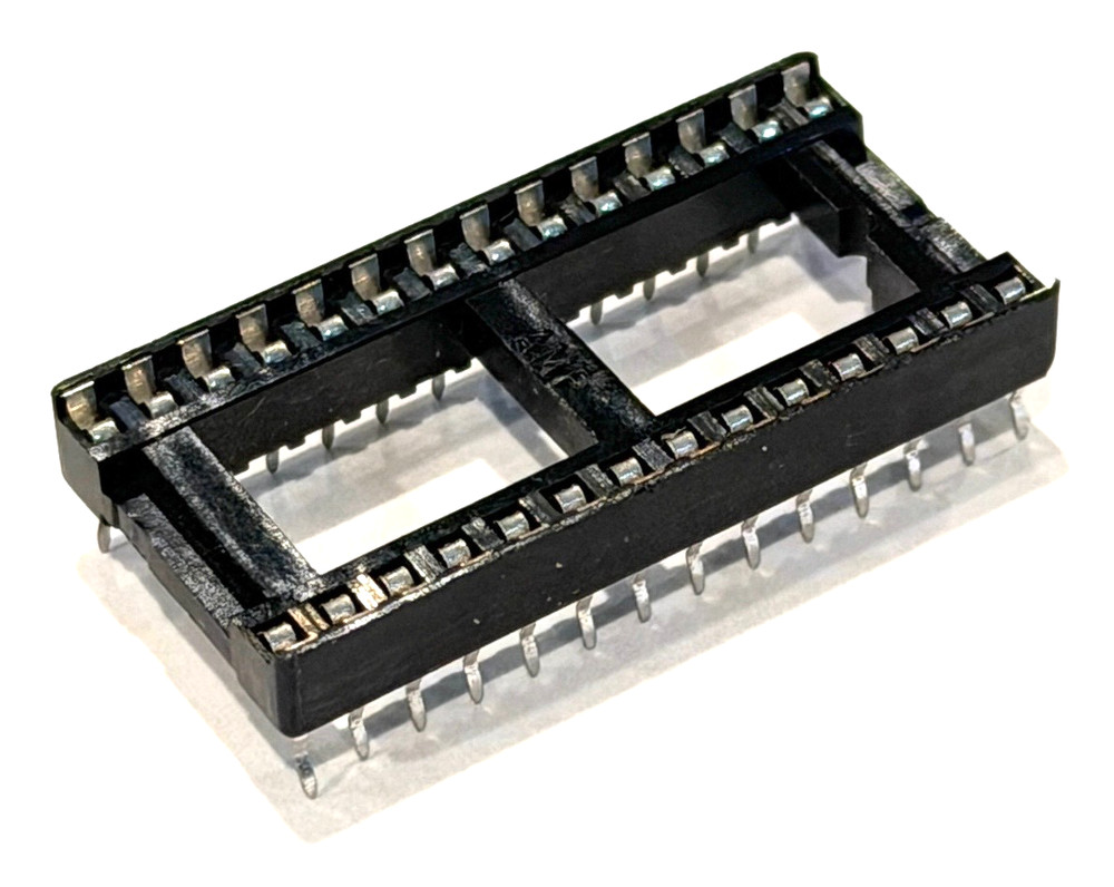(25) AMP IC SOCKET 28 PIN ( 2 X 14 ) DIP SOCKET PC PIN Through-hole