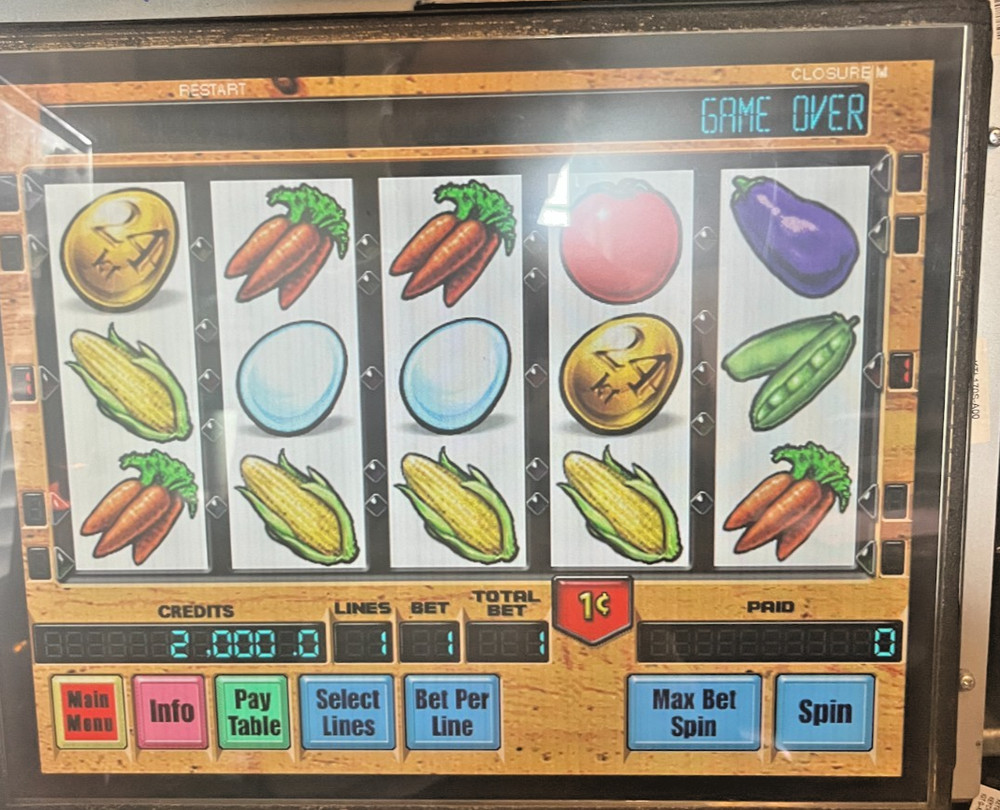 IGT CHICKEN GAM Software 5R 5 Pay Lines Multi-Denom