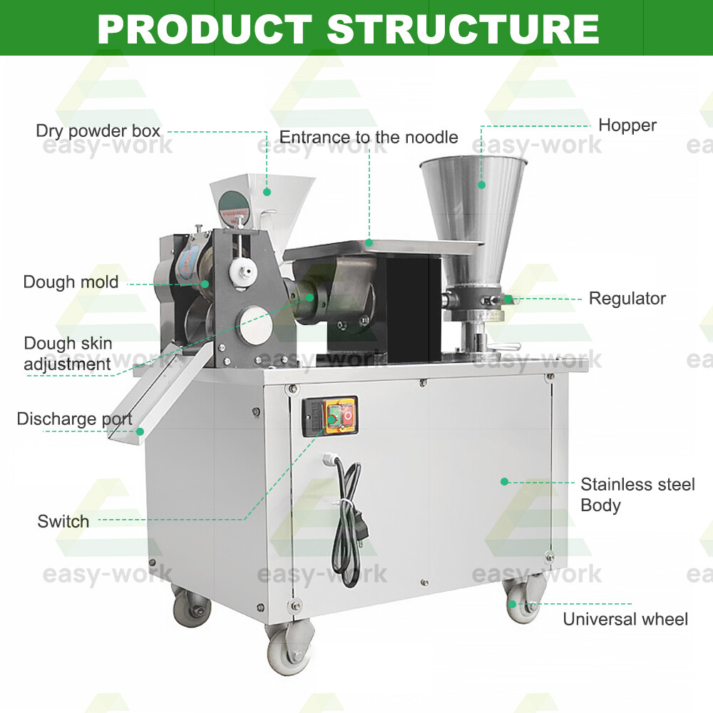 Commercial Automatic Dumpling Machine Electric Dumpling Wrapper Maker Restaurant