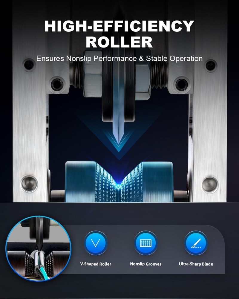 Manual Wire Stripper Machine, 0.06"-1" Wire Stripping Machine, Wire Stripping...