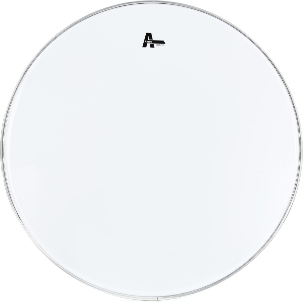 Attack Proflex 1 Clear Bass Drumhead - 22-inch (2-pack) Bundle