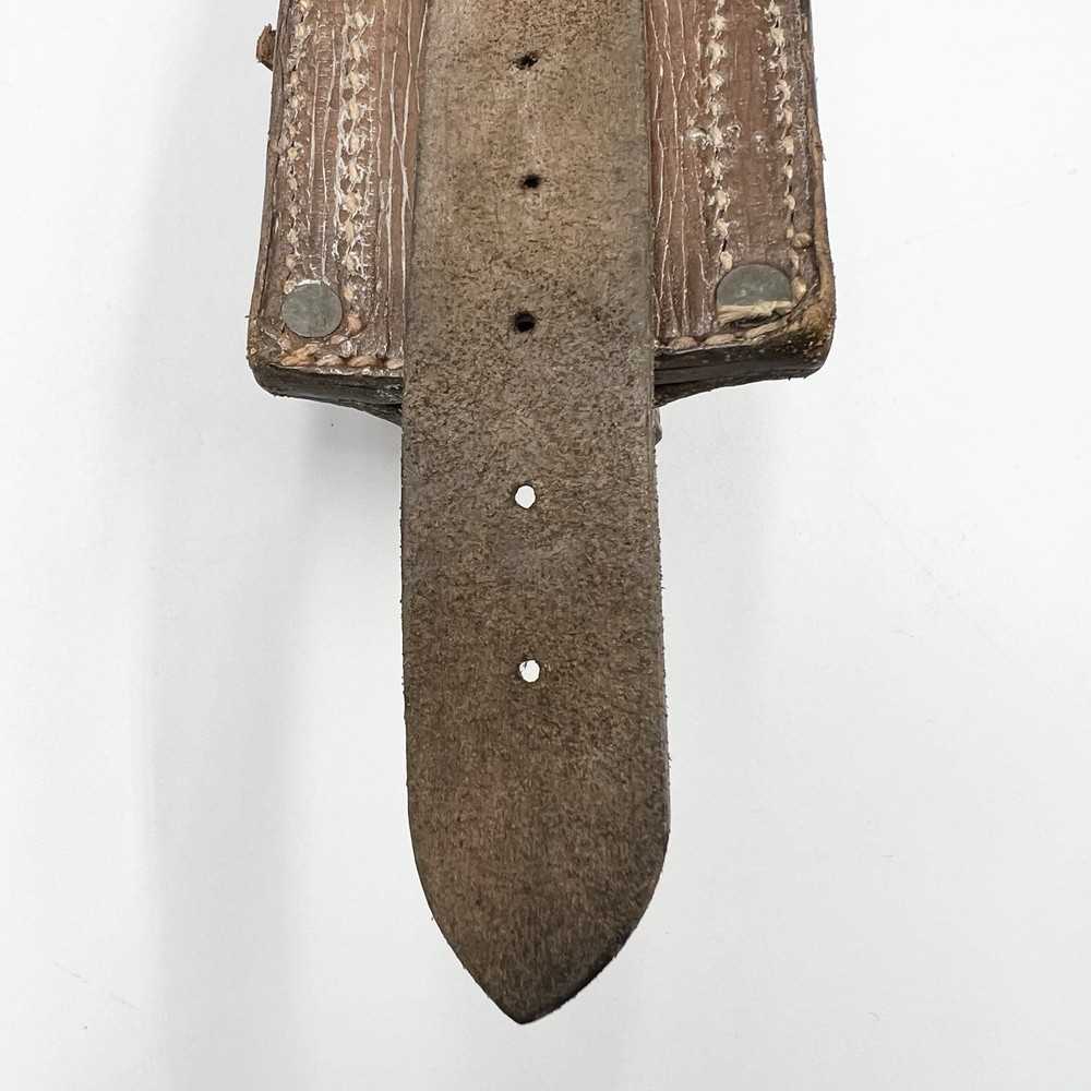 Genuine WW1 Pattern 1914 Leather Frog & Tab WD Marked