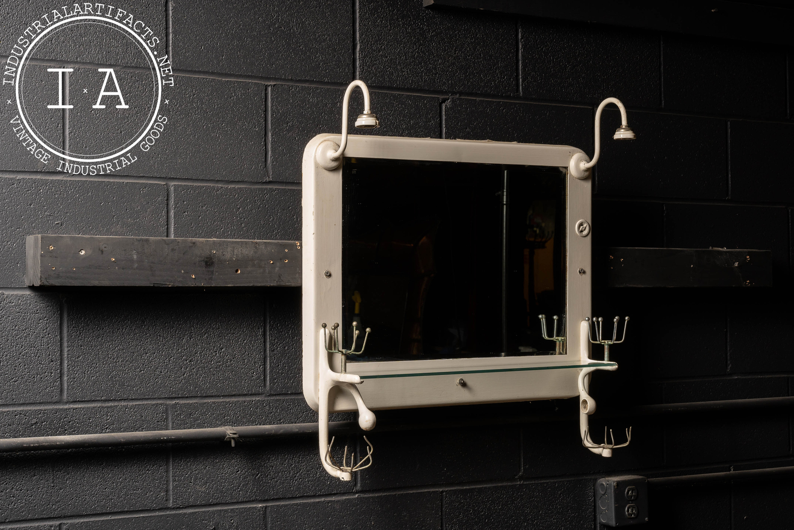 Vintage Lighted Vanity Mirror