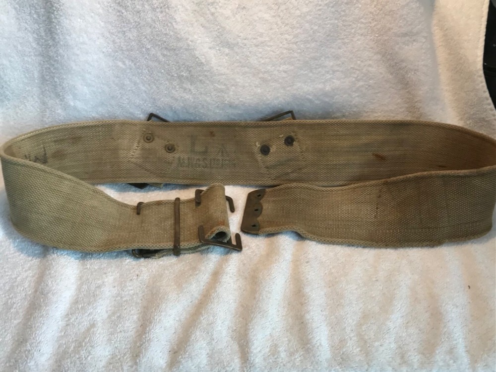 WW1 British Army P-08 Web Combat Belt