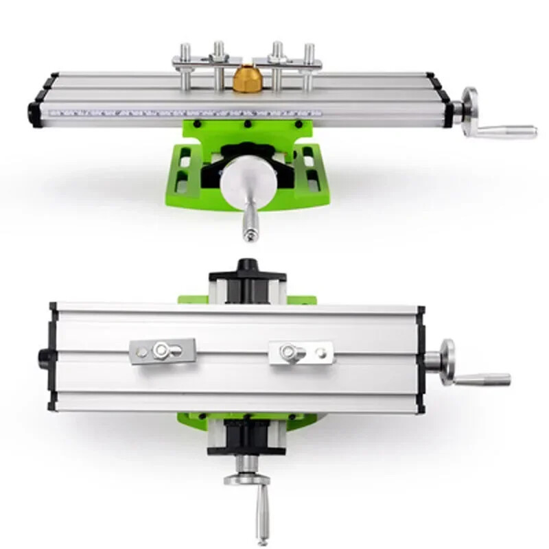 Functional Worktable Bench Drill Vise Fixture Milling Drill Table X and Y-axis