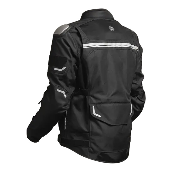 ROYAL ENFIELD "CROSSROADER RIDING LIGHT GREY & BLACK JACKET"