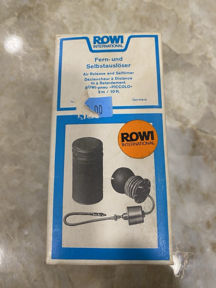 Vintage Rowi Shutter Air Bulb Release And Self timer