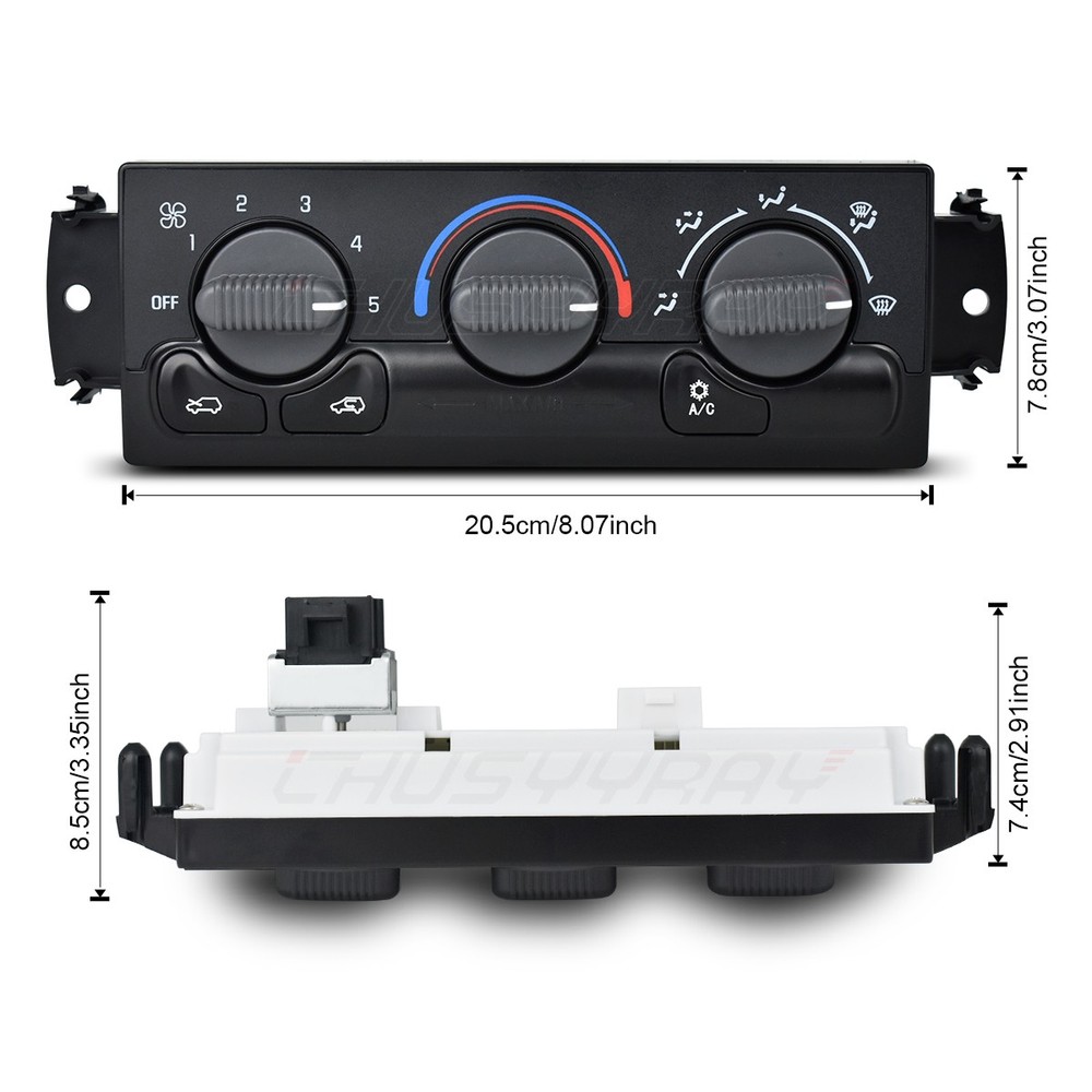 Climate Control Module A/C Control For 2001-2002 Chevrolet Silverado 1500 HD