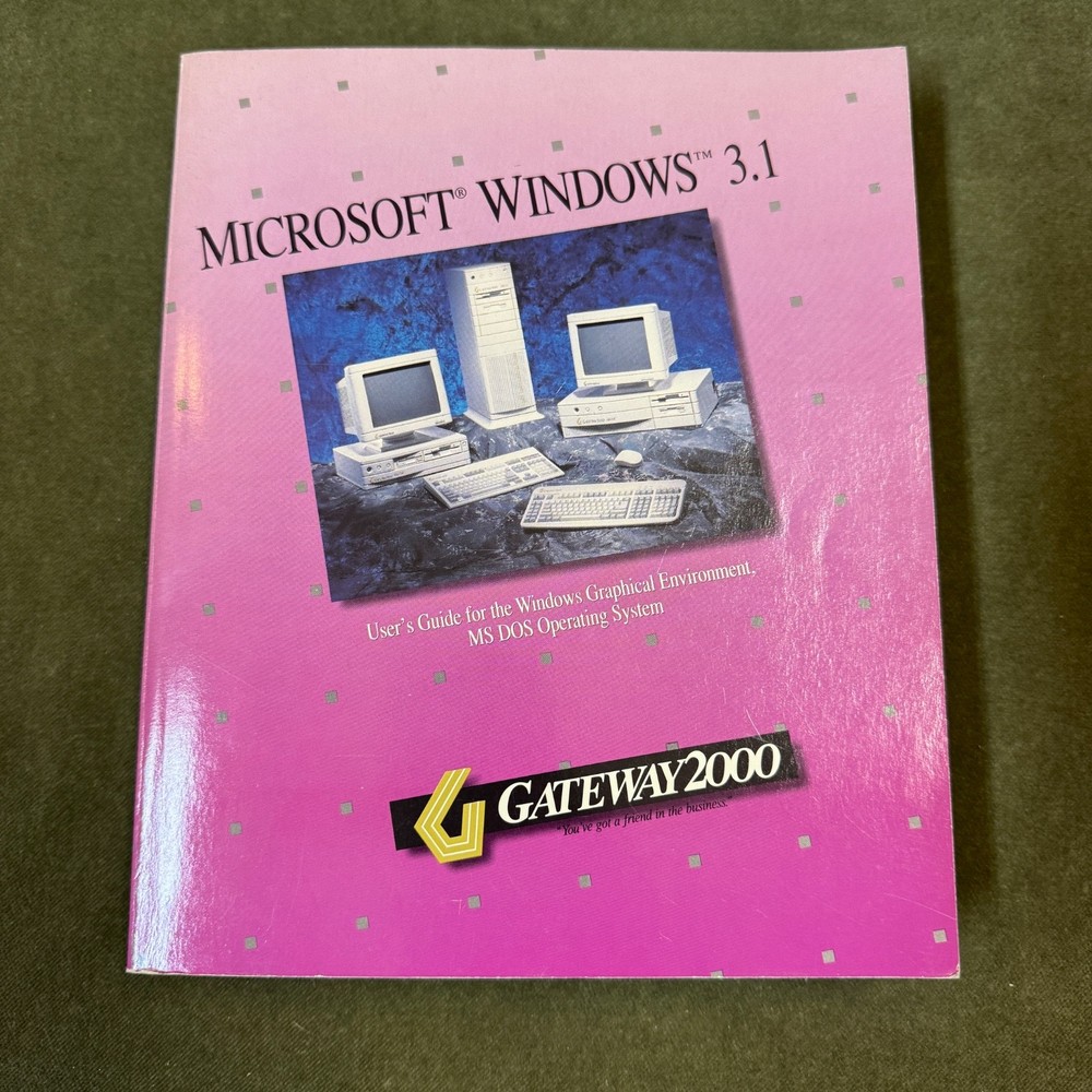 Vintage - Gateway 2000 Edition Microsoft Windows 3.1 Users Guide