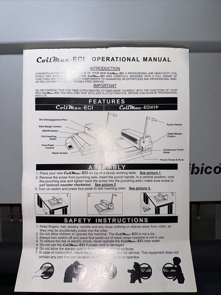 ibico ibimaster 300 binding machine With Supplies!!!