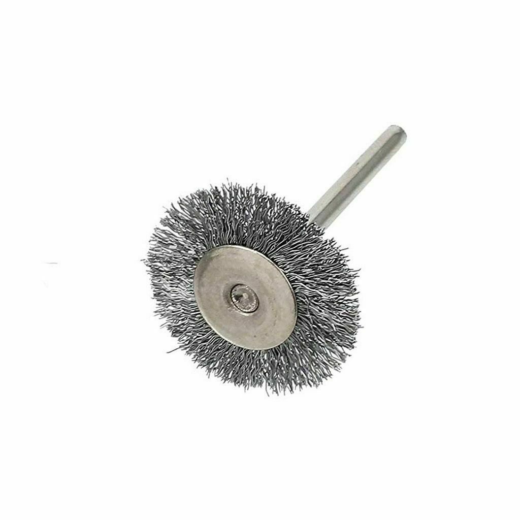 60pc Stainless Steel Wire Brush Fit Dremel Rotary Tool Die Grinder Removal Wheel