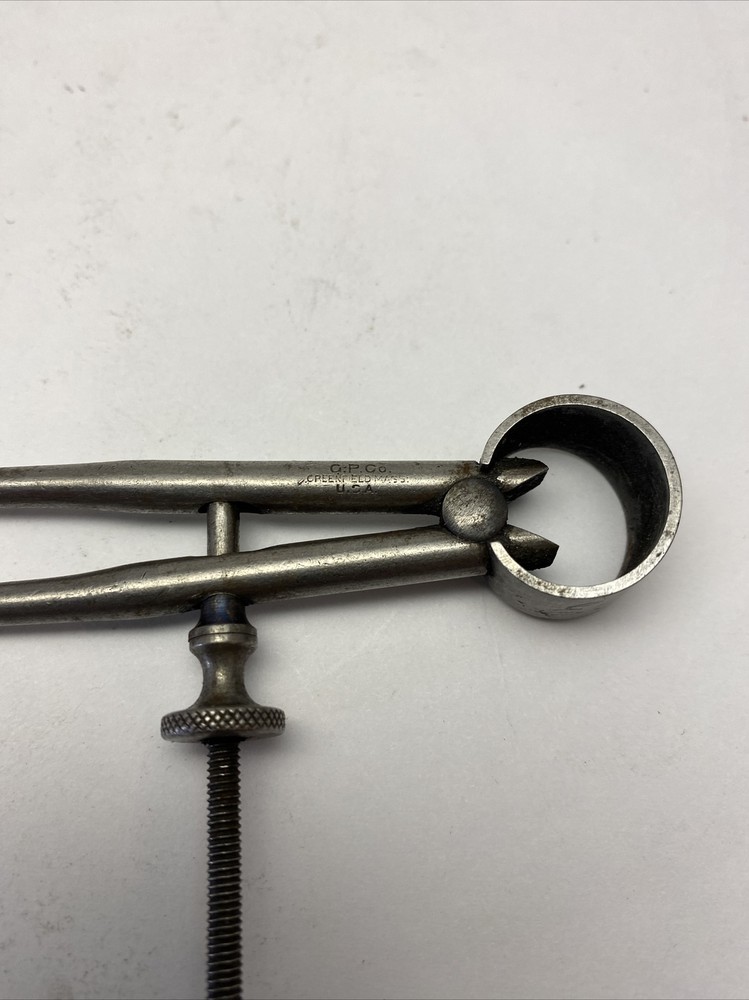 Vintage G-P Co 4” Inside Machinists Divider Caliper Tool