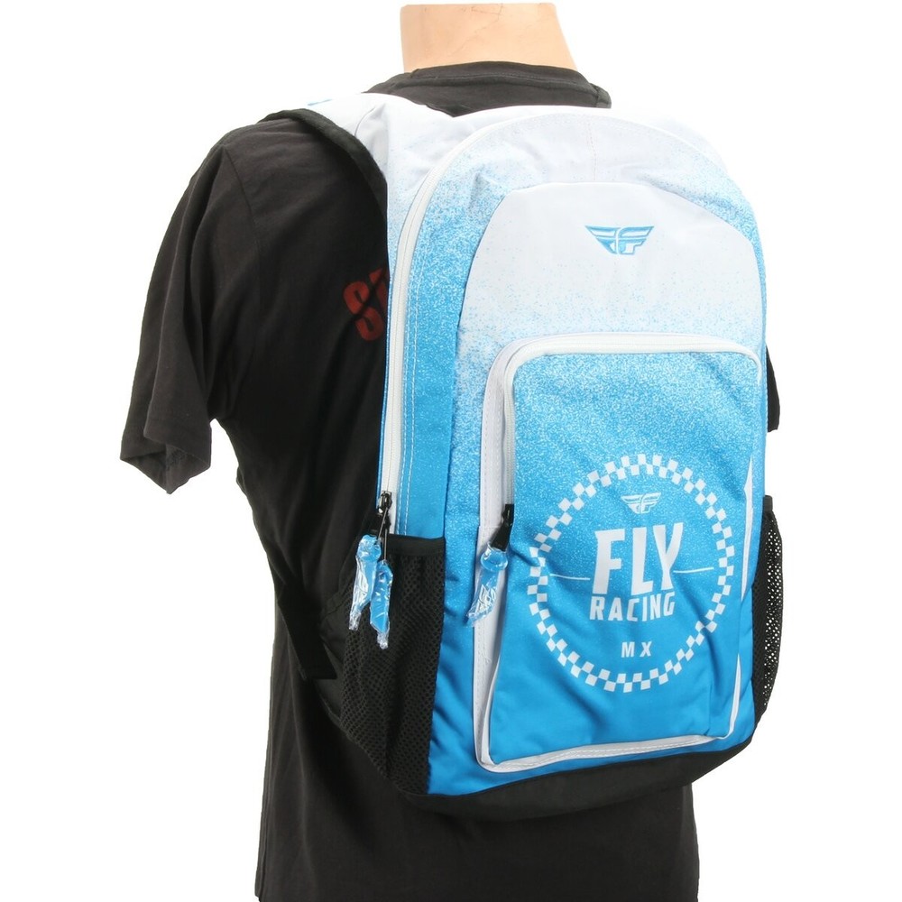 Fly Racing Blue/White Jump Pack Backpack - 28-5074