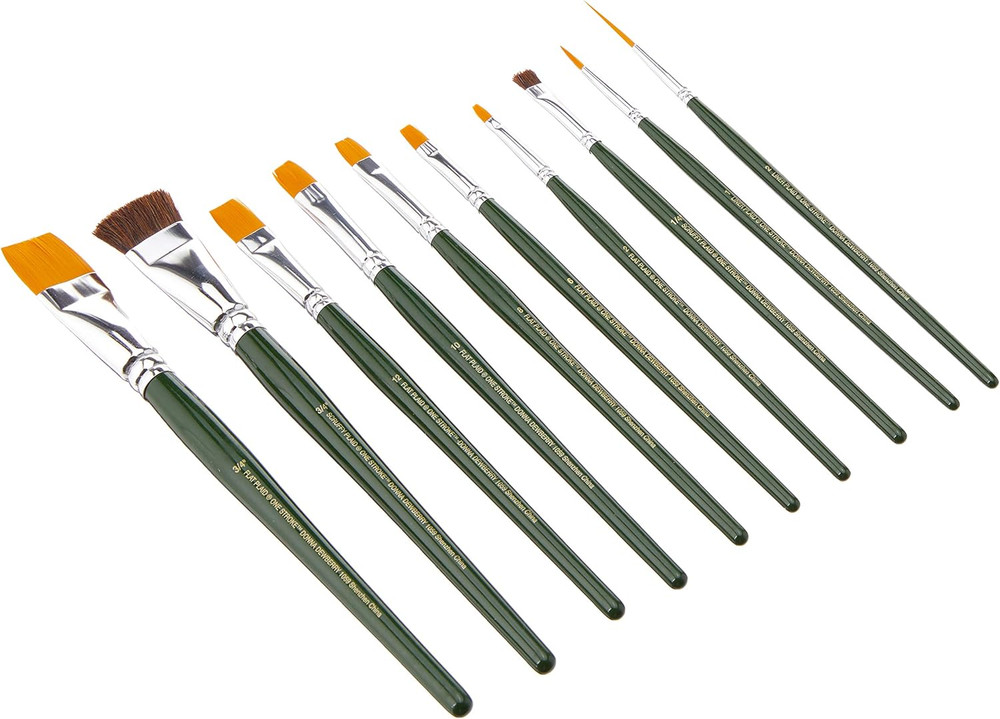 One Stroke One Stroke Brush Set, 1059 (10-Pack),Small