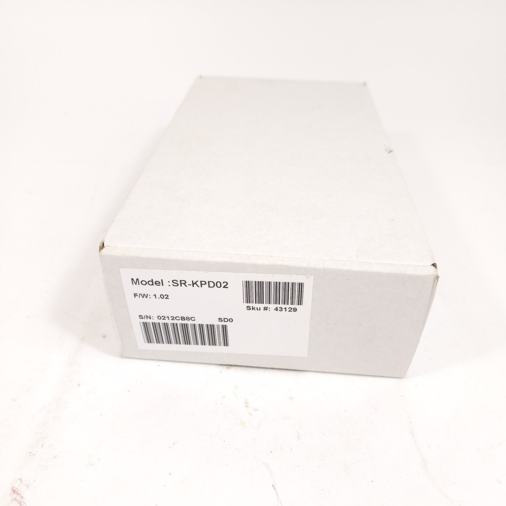 SR-KPD02 White Security Alarm Keypad Control System New Sealed