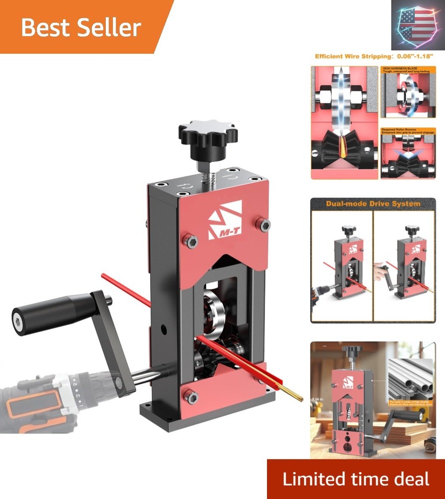 Manual Wire Stripper Machine, 0.06"-1.18" Wire Stripping Machine Copper Wire ...