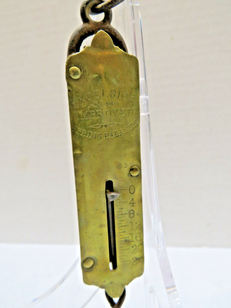 Antique Excelsior Improved Spring Balance Scale