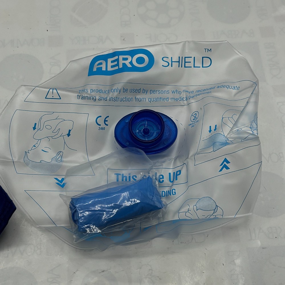 CPR SHIELD WITH/GLOVES KEY RING 81119, AERO SHIELD ⭐