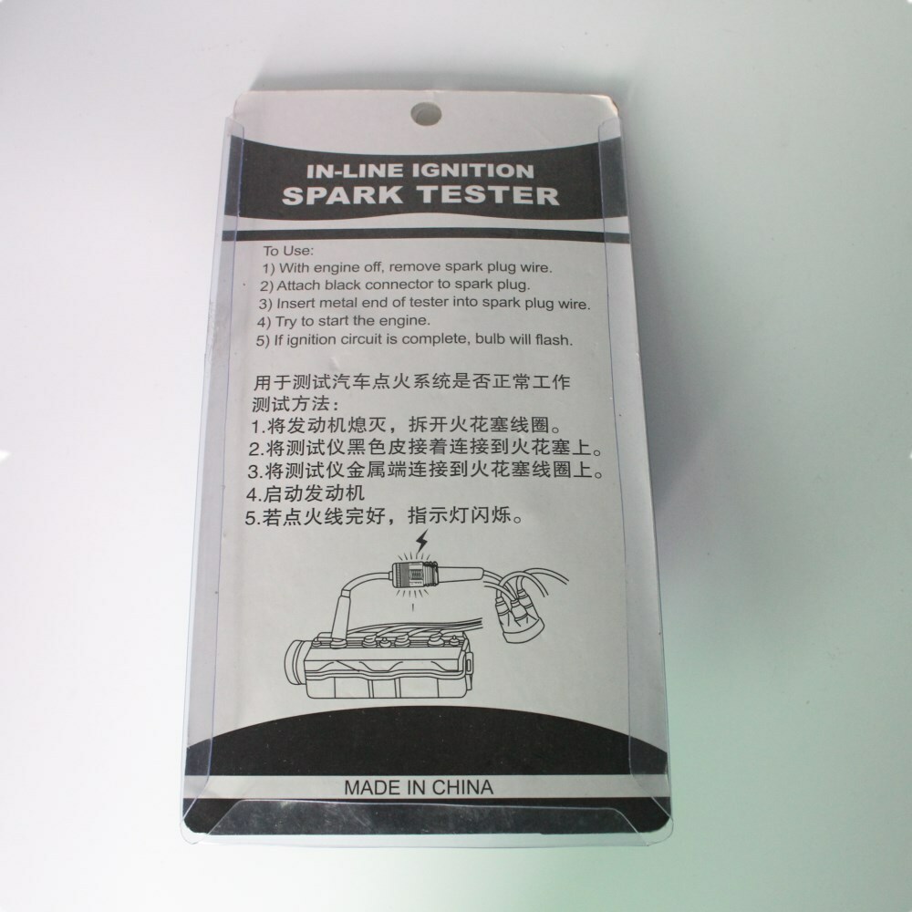 ST SPARK PLUG Tester Ignition System Coil Engine In Line Auto Diagnostic Tools