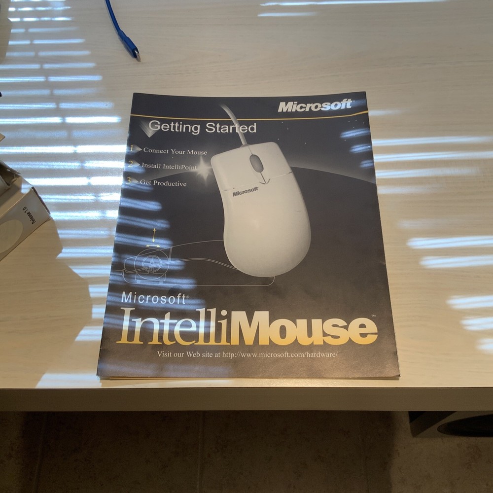 Microsoft IntelliMouse Getting Started Guide 1