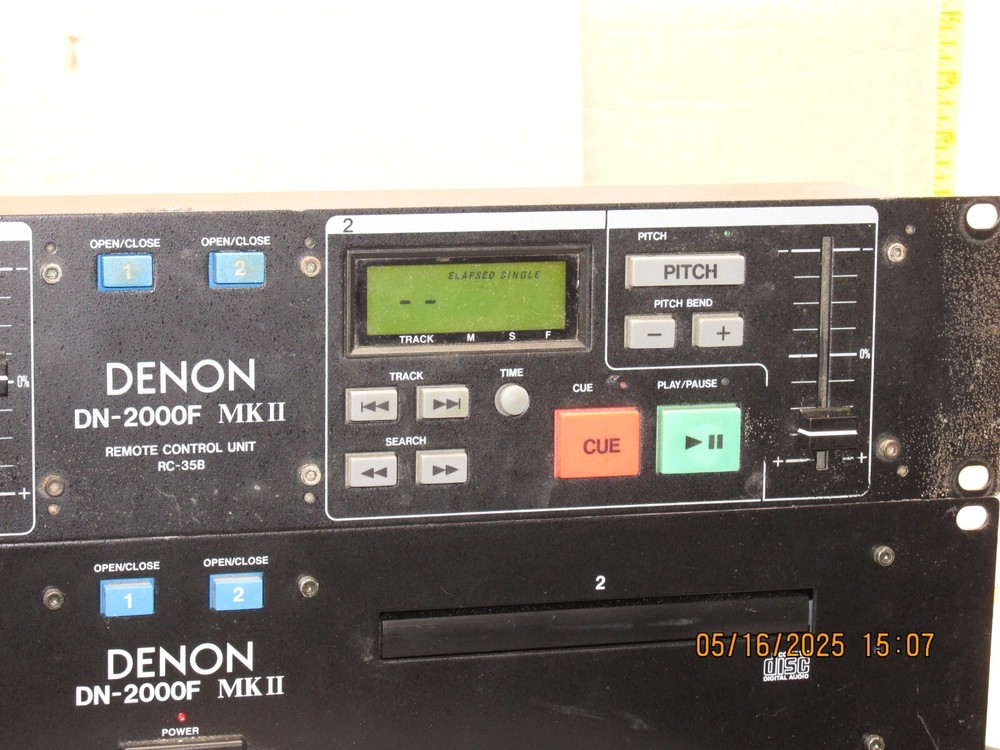The listing is:(1)Denon DN-2000F MKII Double CD Player And Remote Control Unit