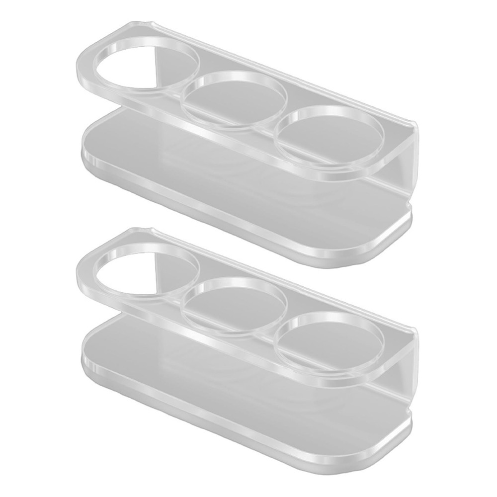 2x Insulin Storage Boxes Protector Stands Space Saving Acrylic Daily Use Bottle