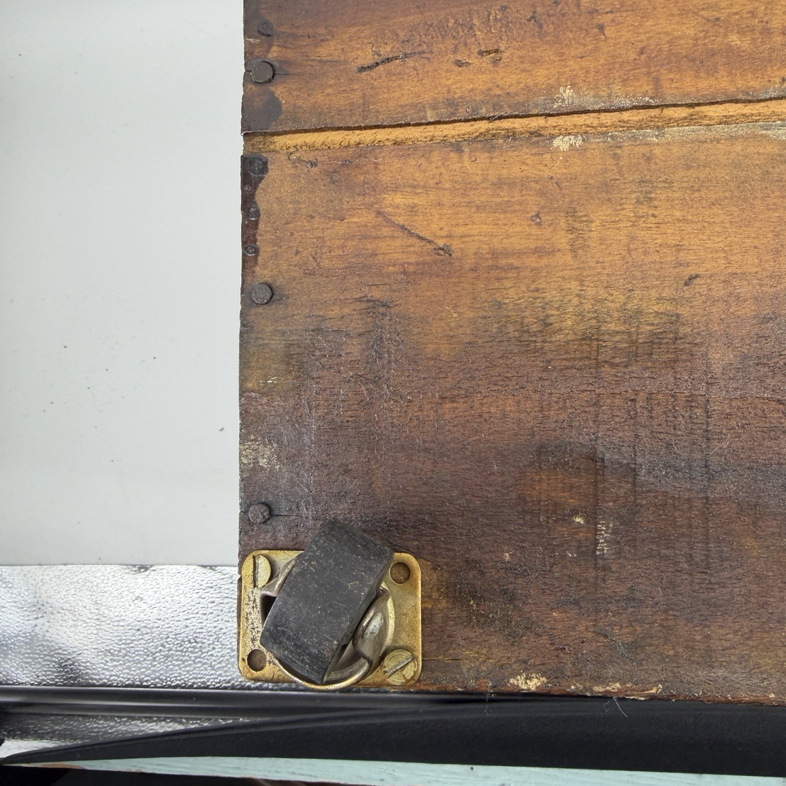 Vintage Hercules Powder Company Explosives Wood Crate Wheels Storage Box Decor