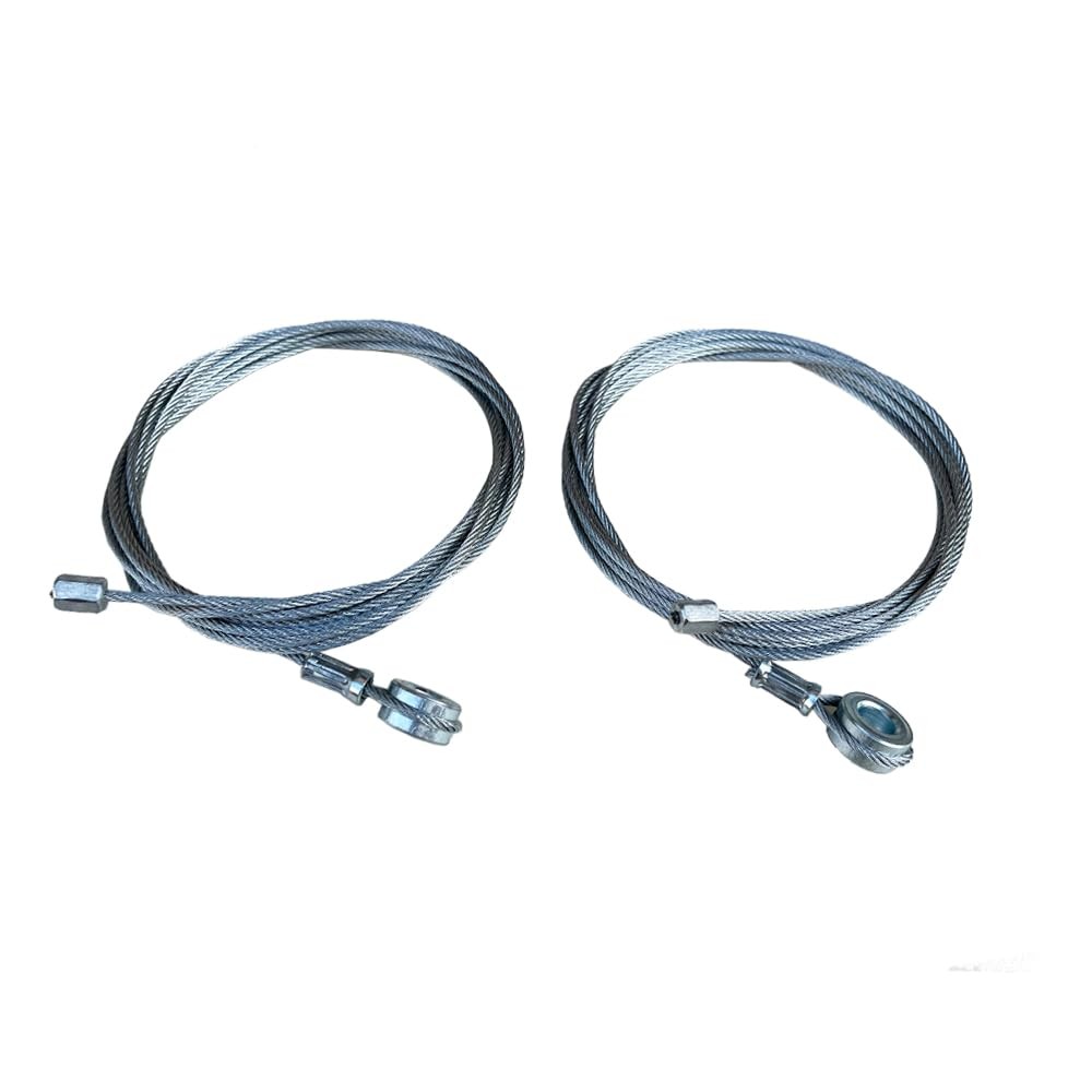 150" Replacement Cable Wire- Enclosed Cargo Trailer Ramp Door Spring Silver