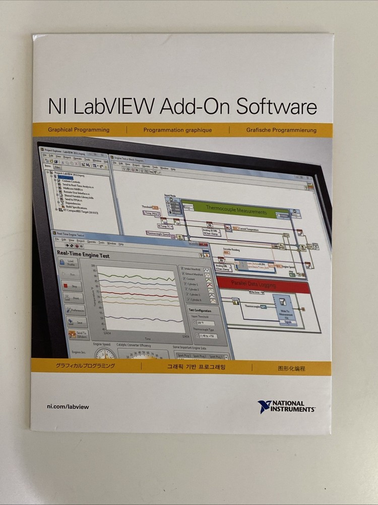 National Instruments Labview Touch Panel Module Software, Windows, CE. Sealed.