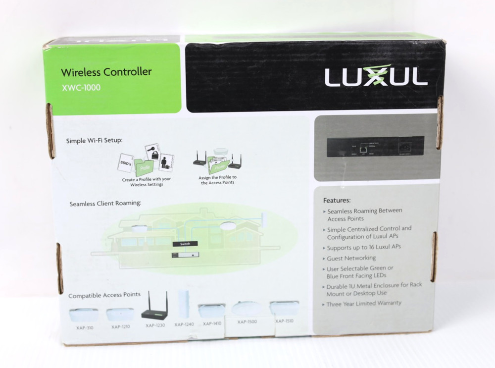 New Luxul XWC-1000 VERSION 2 Wireless Controller System Includes Rack Mount u927