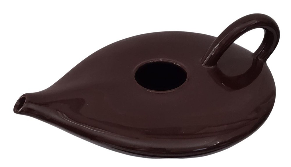 Teapot Modern Brown ceramic pitcher