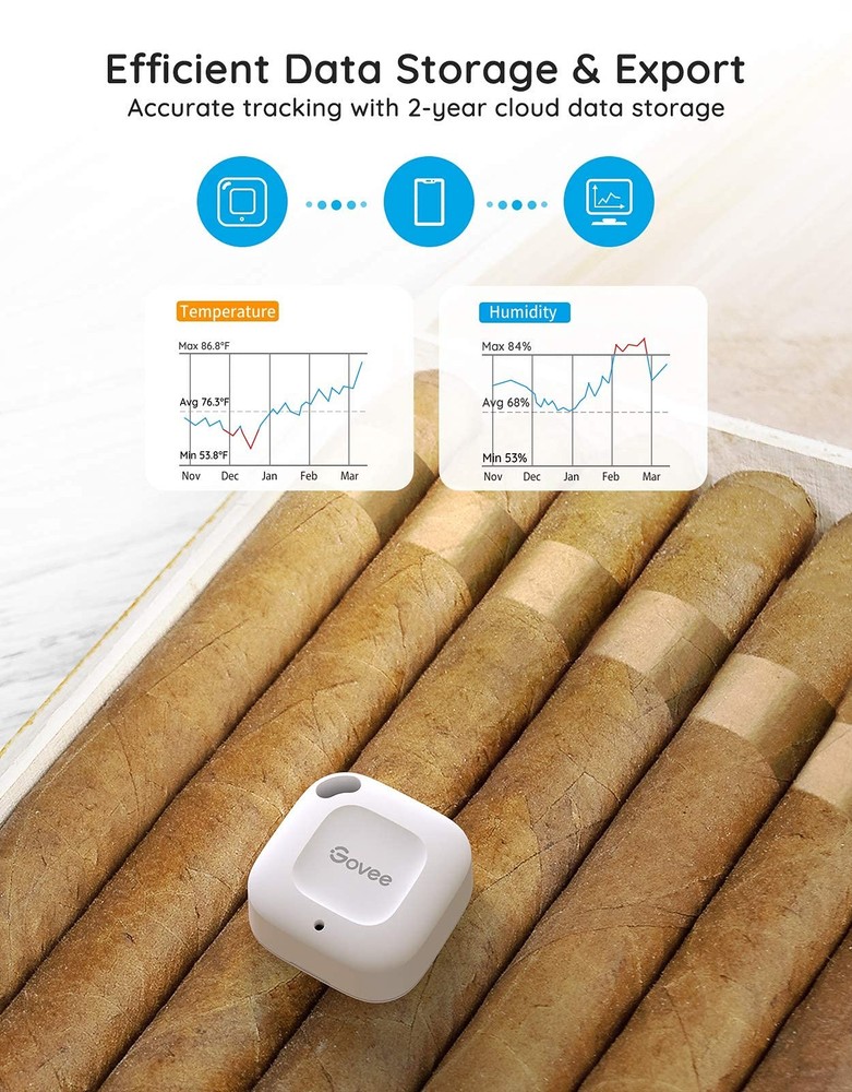 Govee 2-PACK Bluetooth Hygrometer Thermometer Wireless Humidity Sensor 262ft