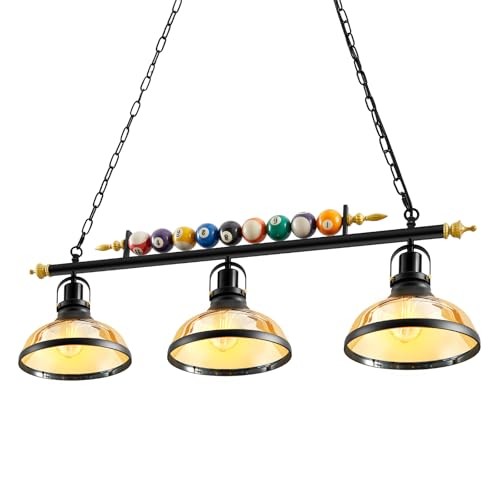 Adjustable Pool Table Lights for 7'-8' Billiard Light Hanging Pool Table Light