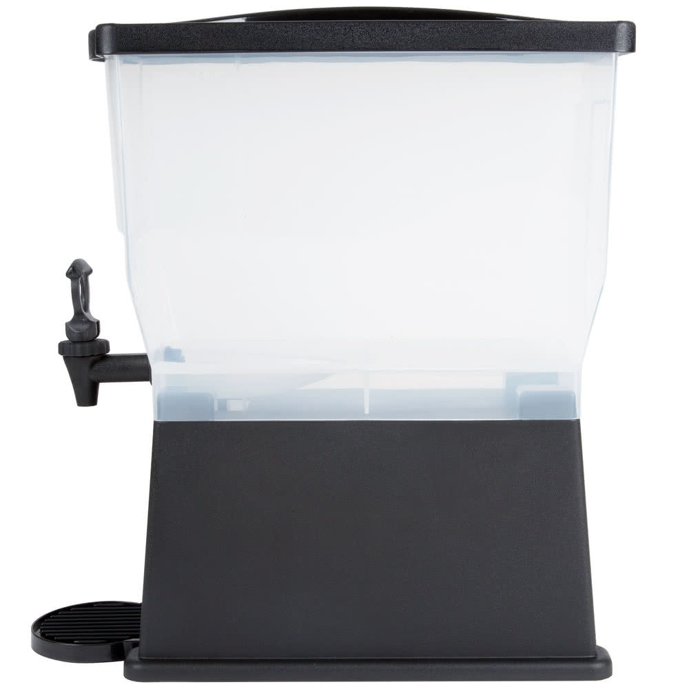 3 PACK Black 3 Gallon Plastic Iced Tea Punch Juice Beverage Drink Dispenser