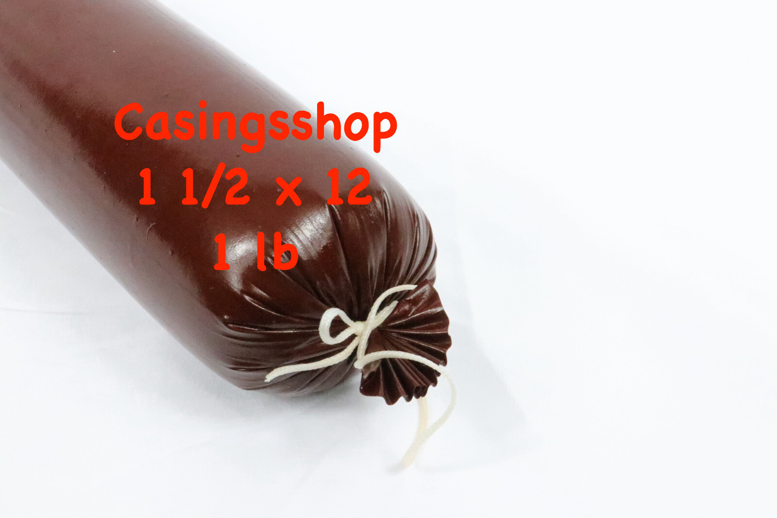 100 Summer Sausage Casing Sleeves for 100 lbs. Add Venison, Beef etc - 1 lb ea