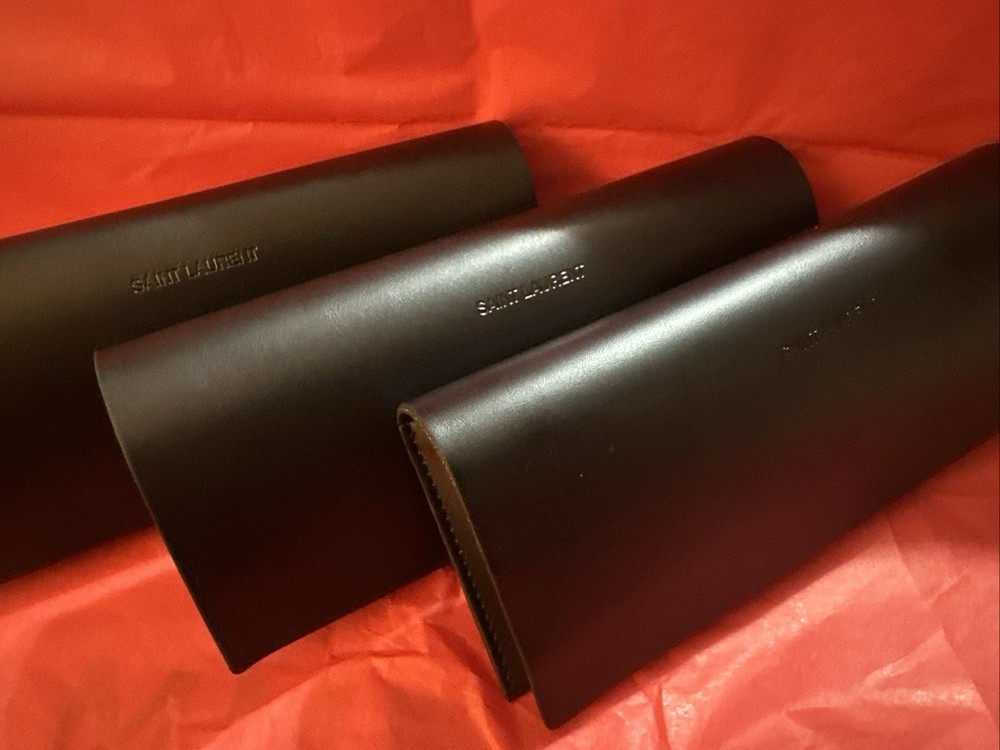 Authentic Saint Laurent Eyewear Case W/ Cloth.
